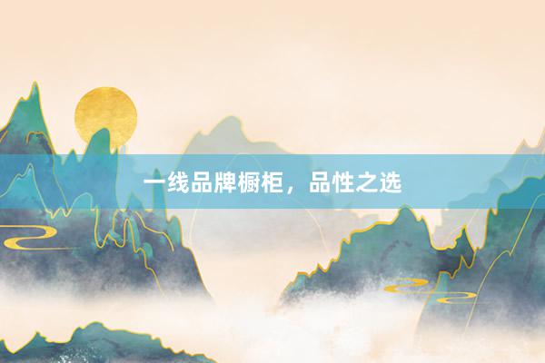 一线品牌橱柜，品性之选